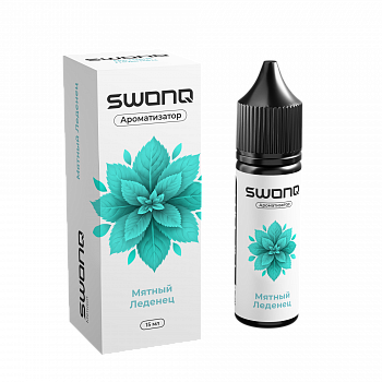 Ароматизатор SWONQ MINT CLUSTER "Мятный леденец" 15мл (на 30мл)